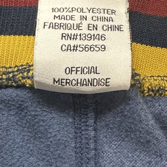 FC Barcelona Official Jogger Pants Men’s M Blue Elastic Waist Cuffed FCB Crest - Picture 6 of 8